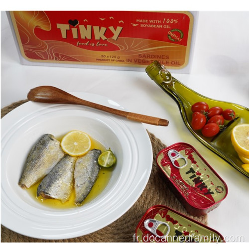 délicieuses conserves de sardines poisson à l&#39;huile végétale